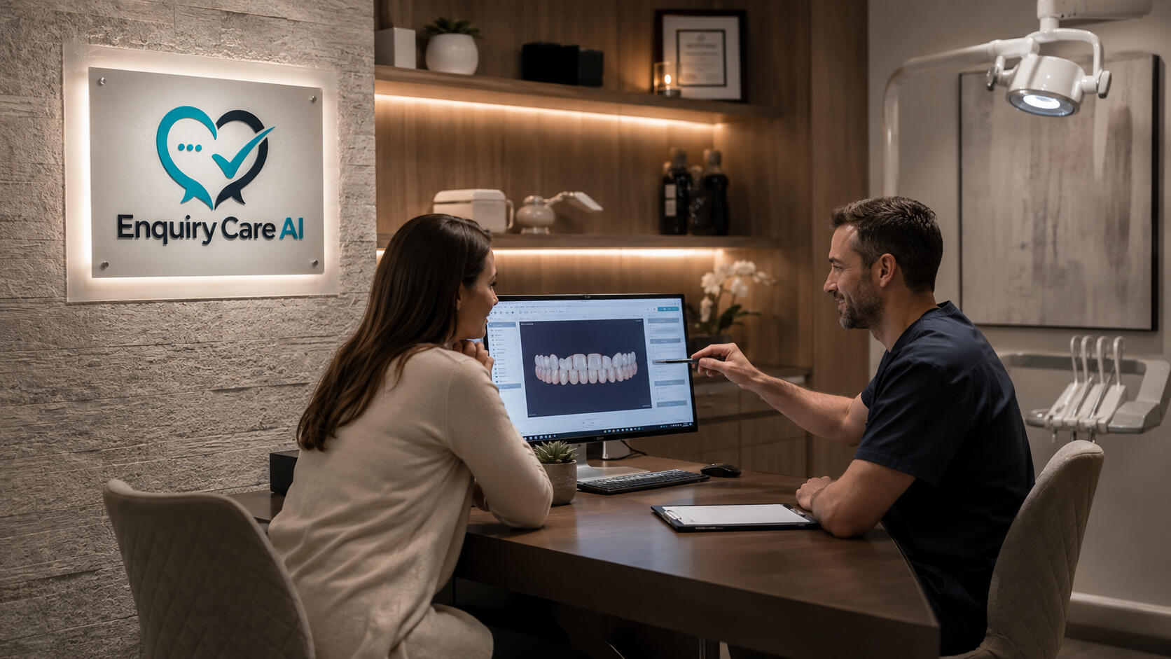 Private Dental Clinics Designed for practices offering: • Invisalign • Dental implants • Cosmetic dentistry • Smile makeovers • Teeth whitening • Consultation-led treatments Enquiry Care AI helps dental clinics respond faster, recover missed enquiries a